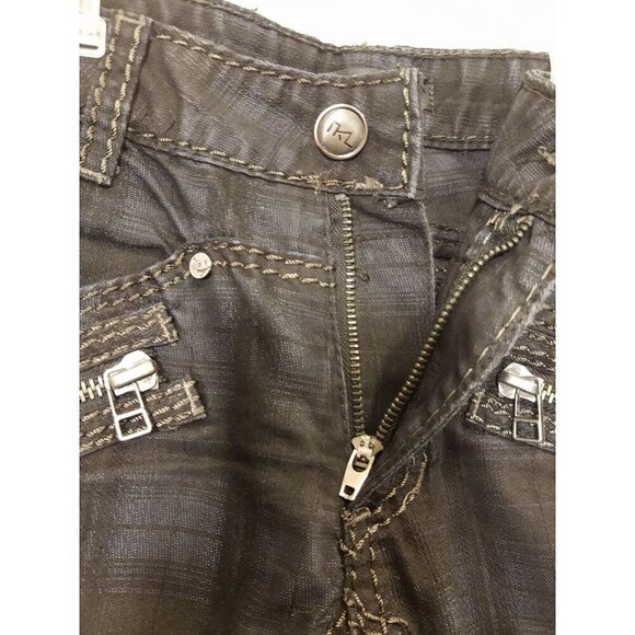 TKL Kosmo Lupo Mens Jeans Clubwear Black Sizes 30 - Picture 6 of 16